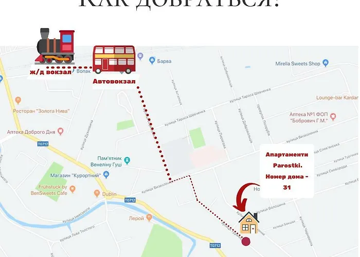 Апартаменты Parostki